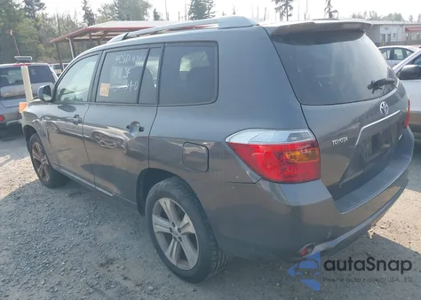 2008 Toyota Highlander Sport из США, поврежденный, VIN JTEES43A582046589